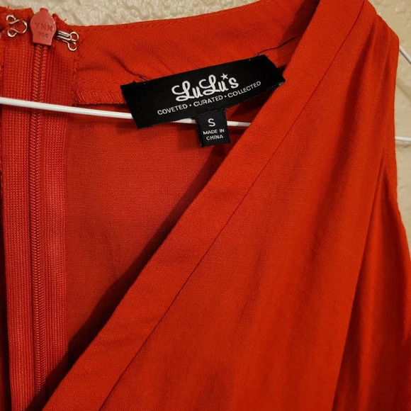 LuLus Game changer coral red dress - Picture 5 of 9
